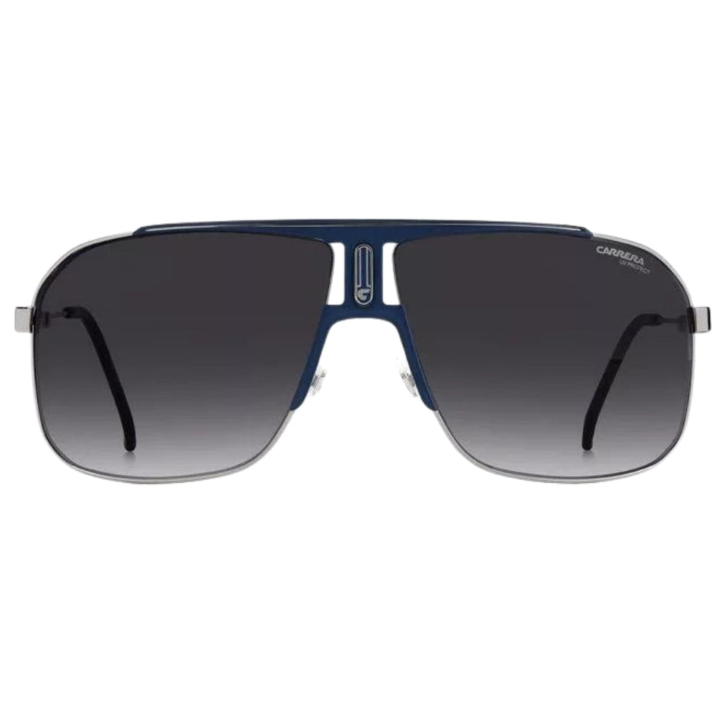 Carrera Dark Grey Lens Silver Blue Sunglasses One Size