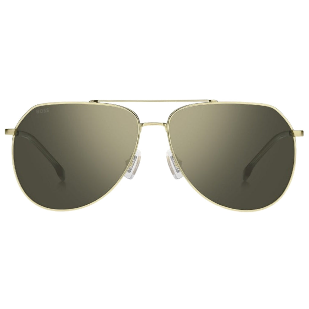 Hugo Boss Gold Antireflex Lens Gold Sunglasses One Size