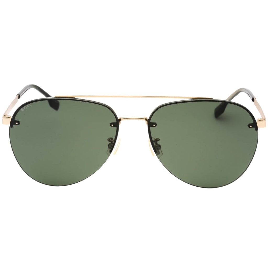 Hugo Boss Green Len Matte Gold Sunglasses One Size