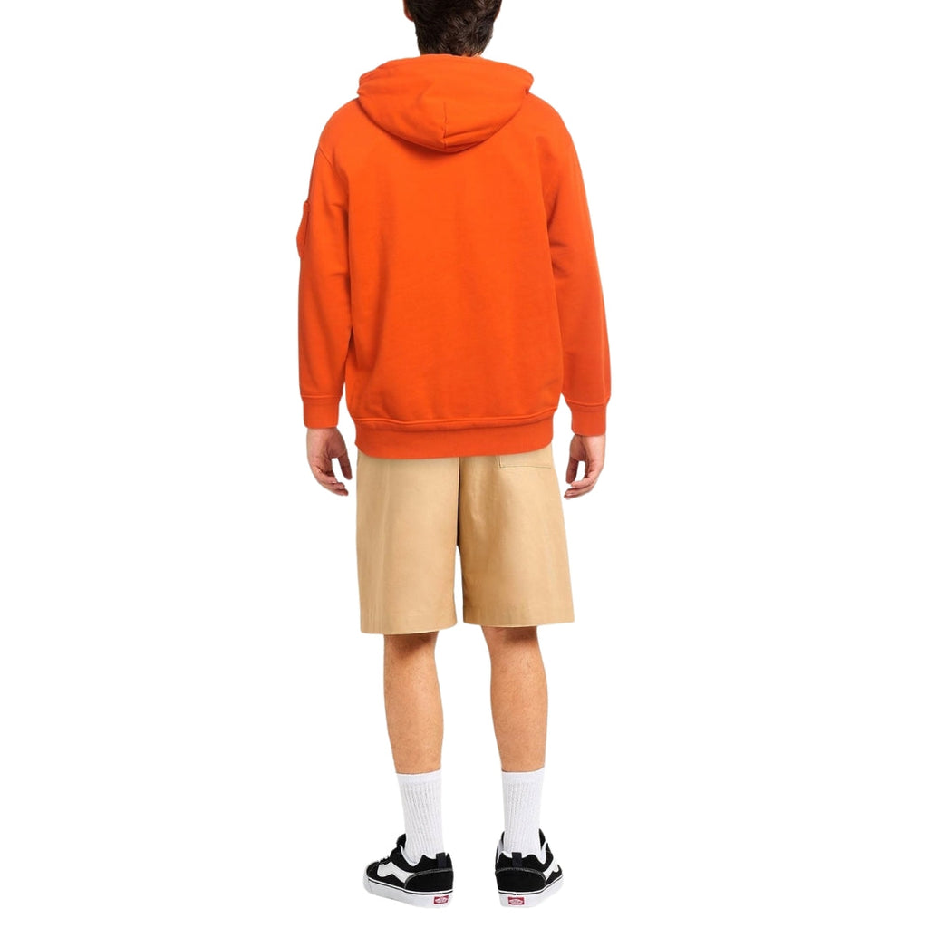 Cp. Company 16Cmss099A 110044R 448 448 Orange Hooded Sweatshirt Men M