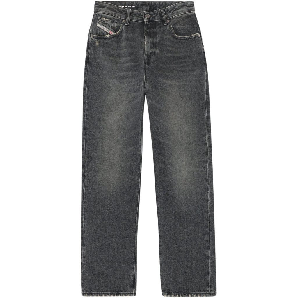 Diesel 1995 D-SARK PANTALONI 007K8 Black 5 pockets Mens W32 / 32L