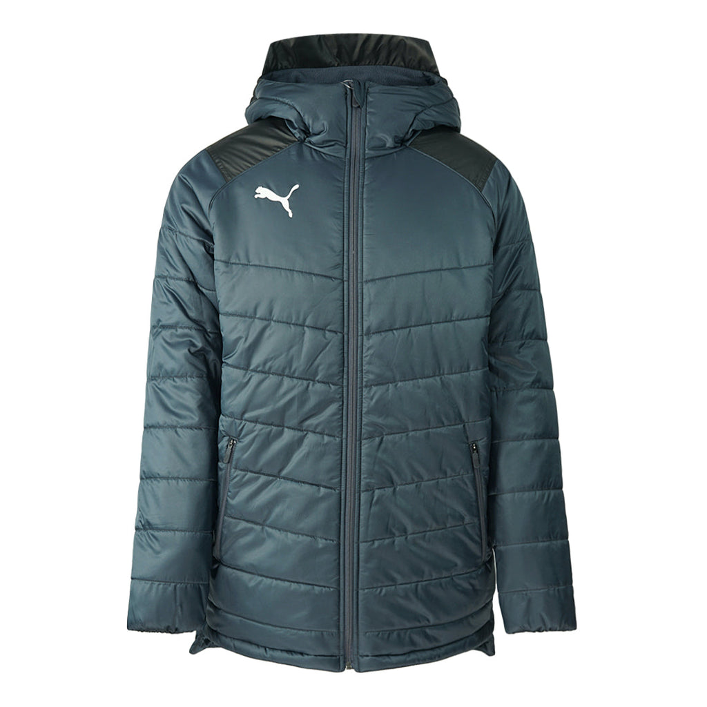 Puma Bamberg Padded Blue Winter Long Jacket - Nova Clothing