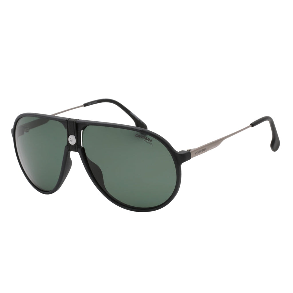 Carrera 1034/S 0003 UC Matte Black  / Green Polarized Sunglasses One Size