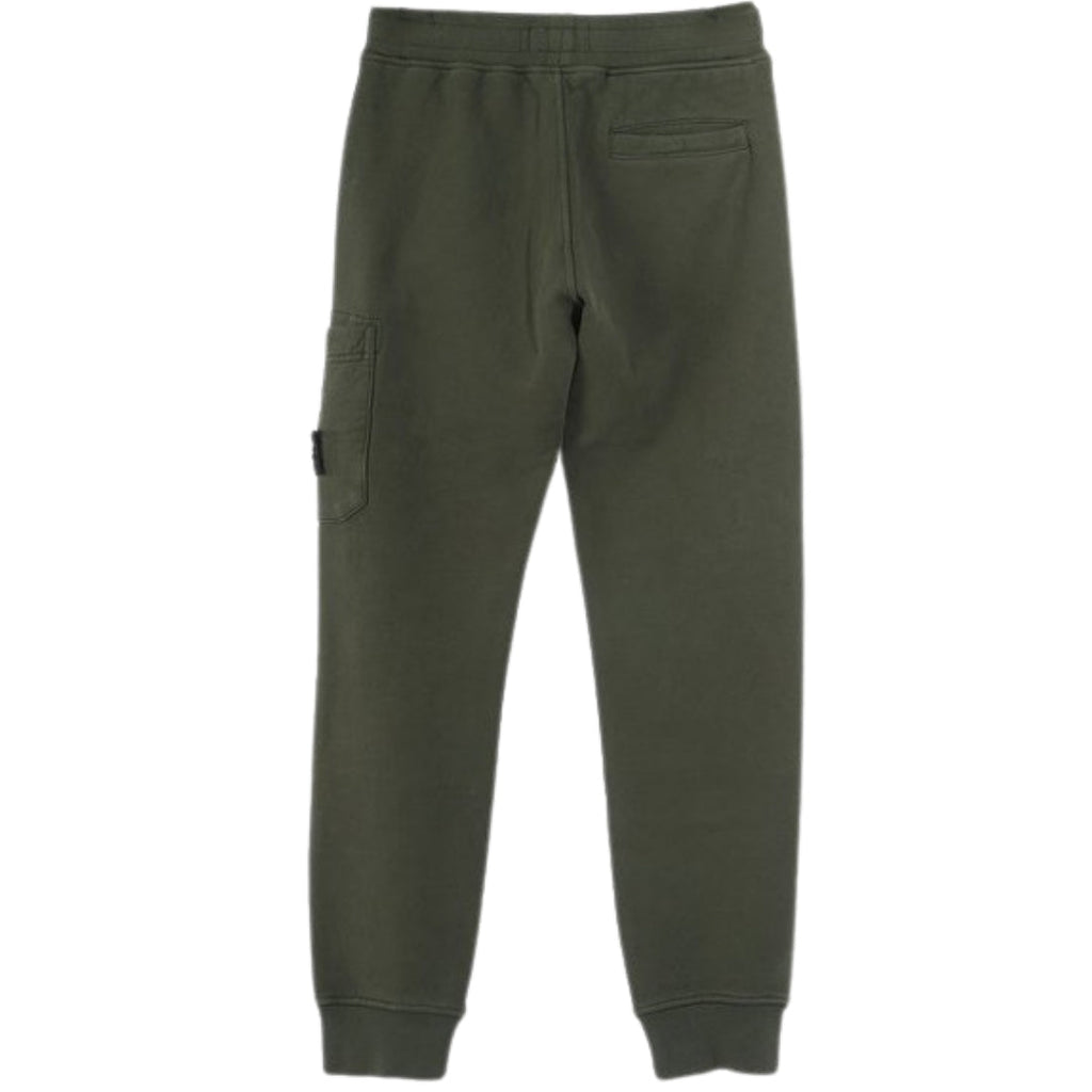 Stone Island Pocket Patch Green Sweattpants 6Y