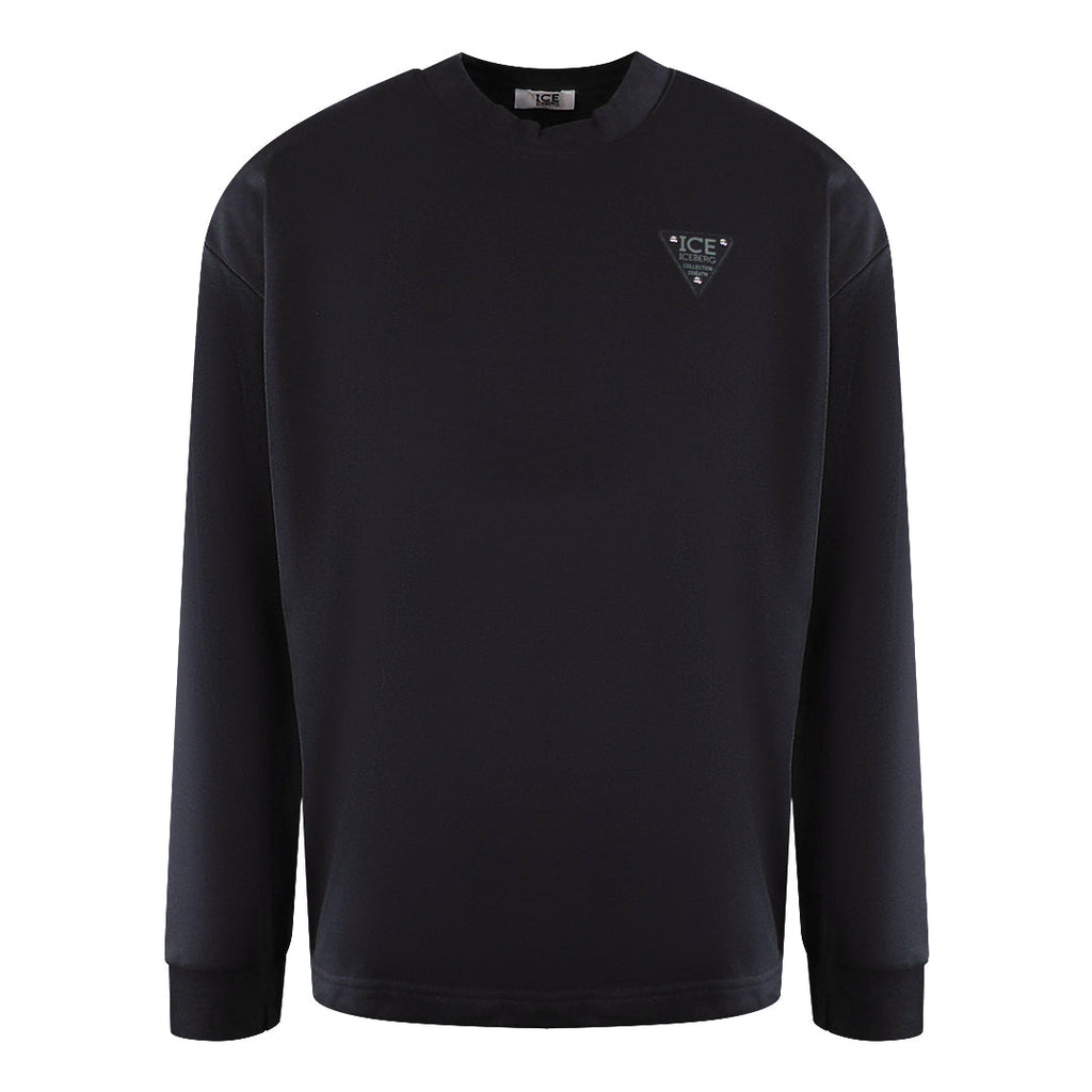 Ice Iceberg S1M-E03163419000 Black Crewneck Jumper Mens M