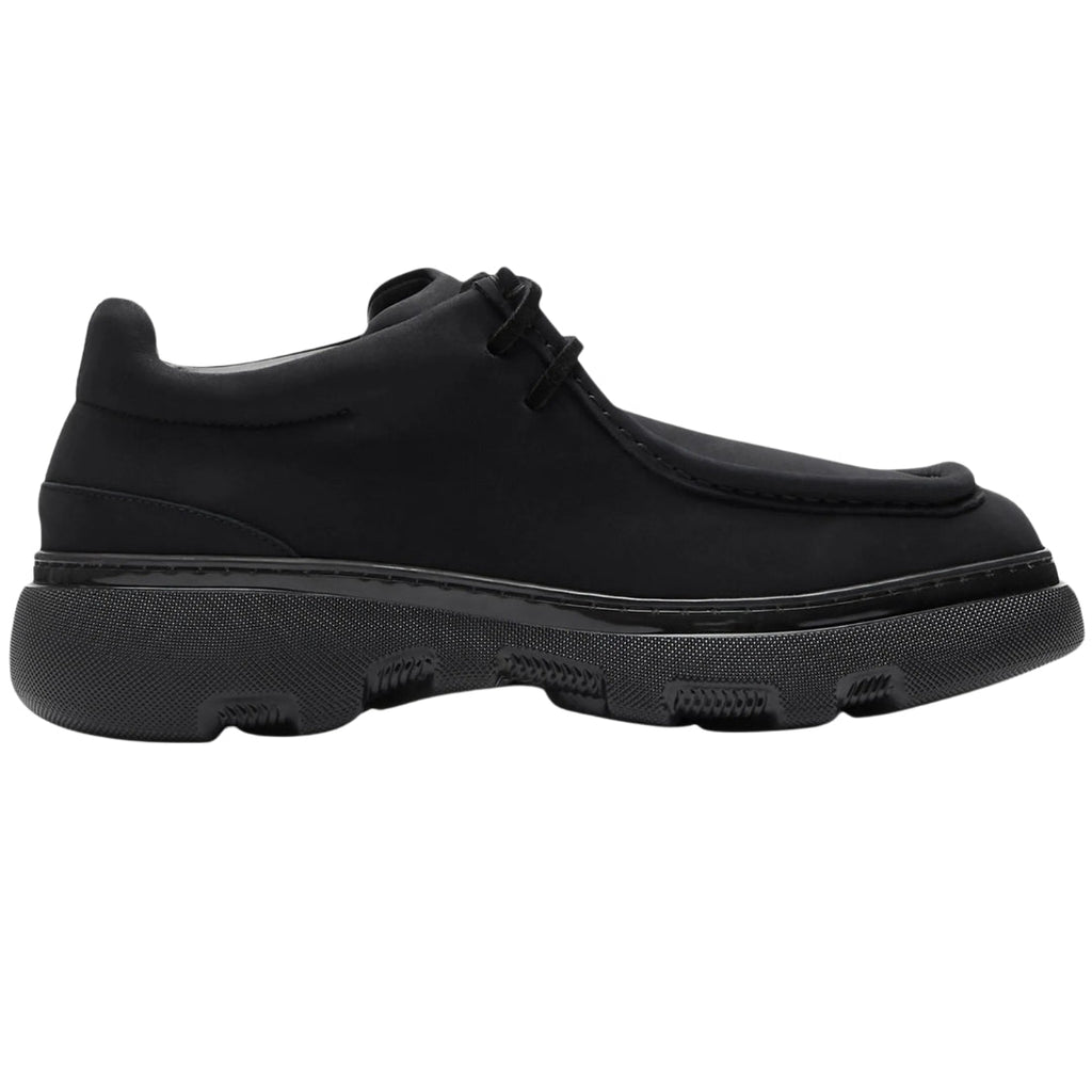 BURBERRY 8074534 Burberry Lace Up Suede Derby Shoes BLACK Shoes MALE UK 8