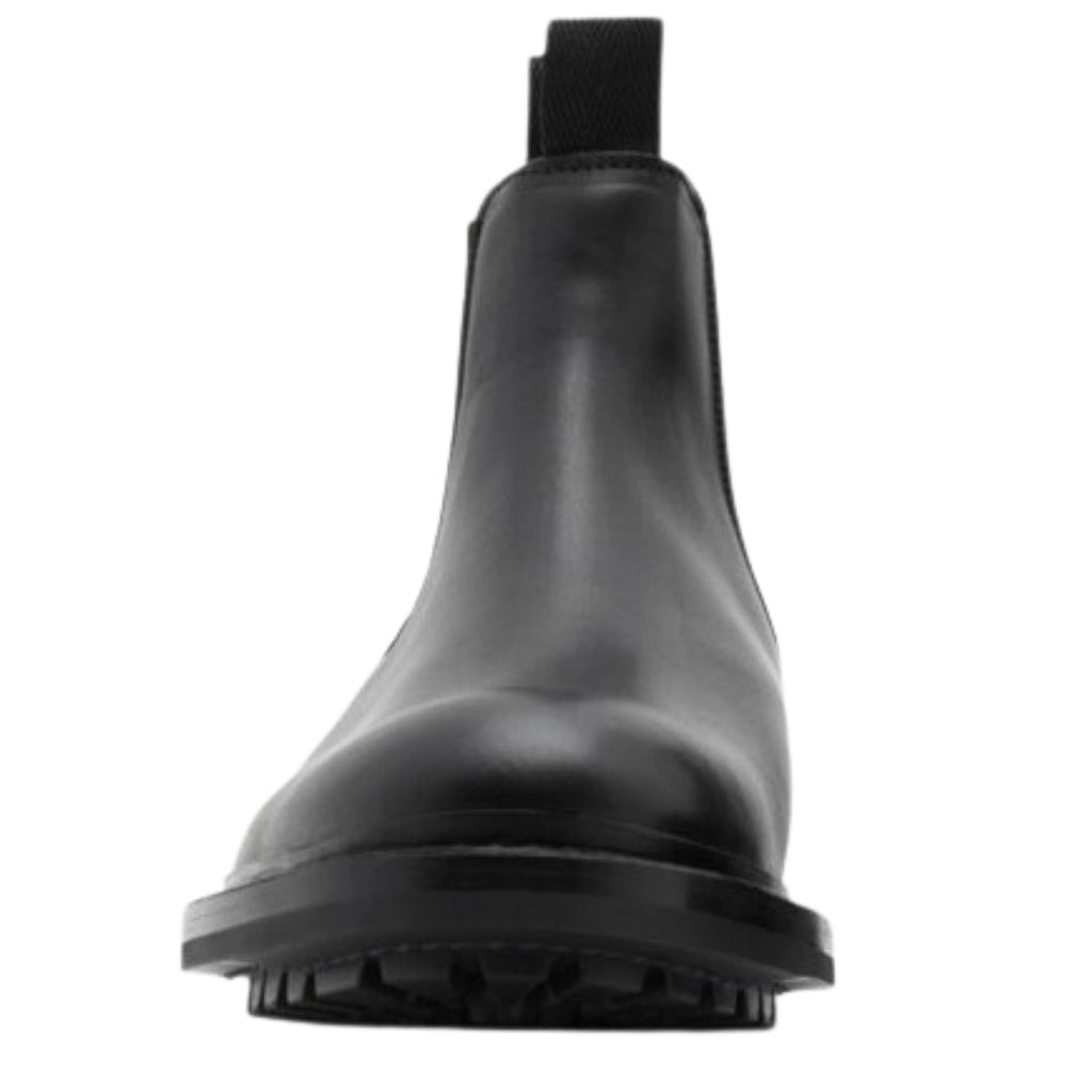 BURBERRY 8075783 Burberry x Trickers Leather Dee Low Chelsea Boots BLACK BOOT Womens UK 7