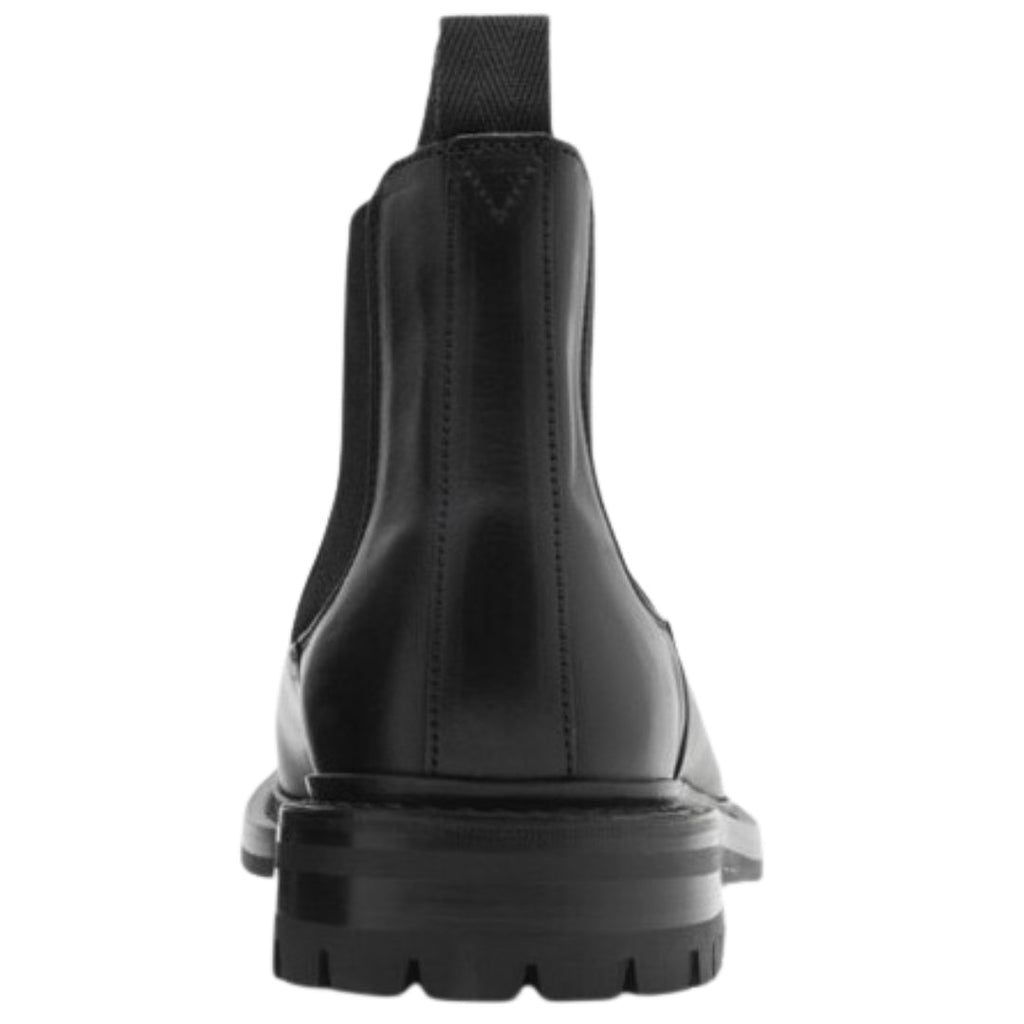 BURBERRY 8075783 Burberry x Trickers Leather Dee Low Chelsea Boots BLACK BOOT Womens UK 7