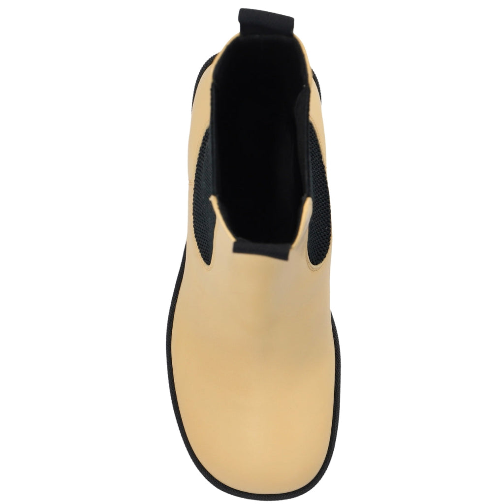 BURBERRY 8080326 Burberry Stride Platform Chelsea Boots CUSTARD (Beige) CHELSEA BOOT WOMENS UK 4