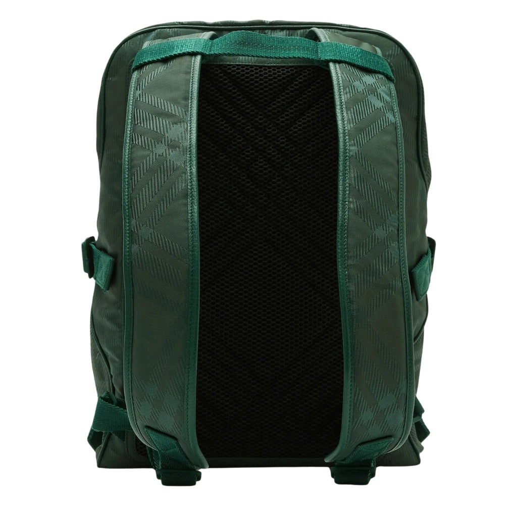 BURBERRY 8080841 Burberry checked jacquard backpack VINE (Green) BACKPACK MALE One Size