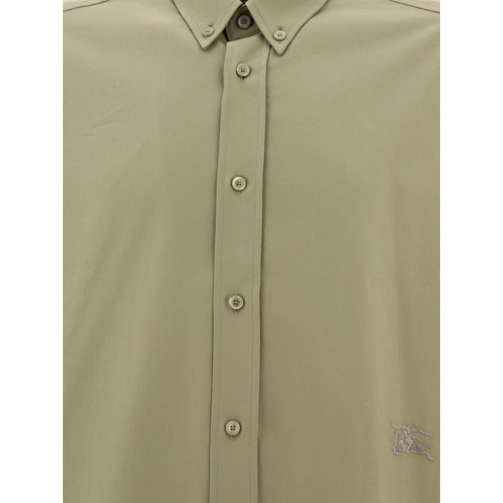 BURBERRY 8082303 Burberry Cotton Oxford Shirt HUNTER (green) CASUAL SHIRT MALE S
