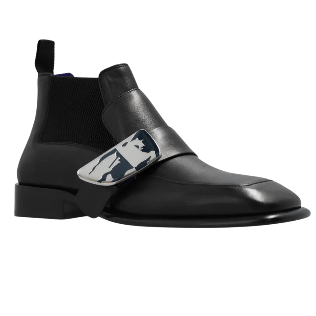 BURBERRY 8087314 Burberry Shield Ankle Boots BLACK SHIELD BOOT MALE UK 8