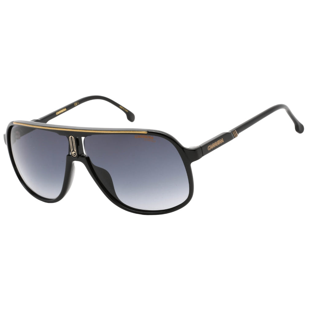 Carrera 1047/S 02M2 9O Black Gold / Grey Shaded Sunglasses One Size