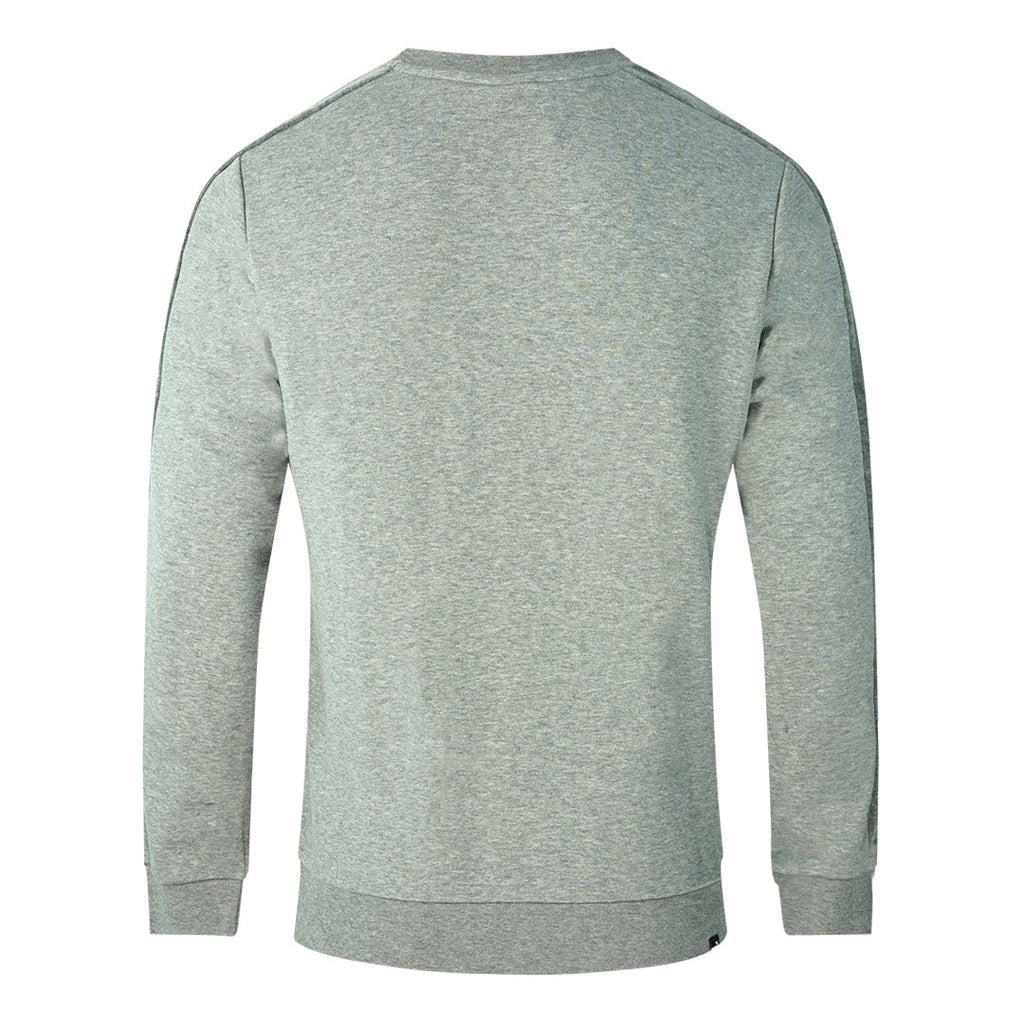Puma Velvet Taped Logo Grey Sweatshirt - Nova Clothing