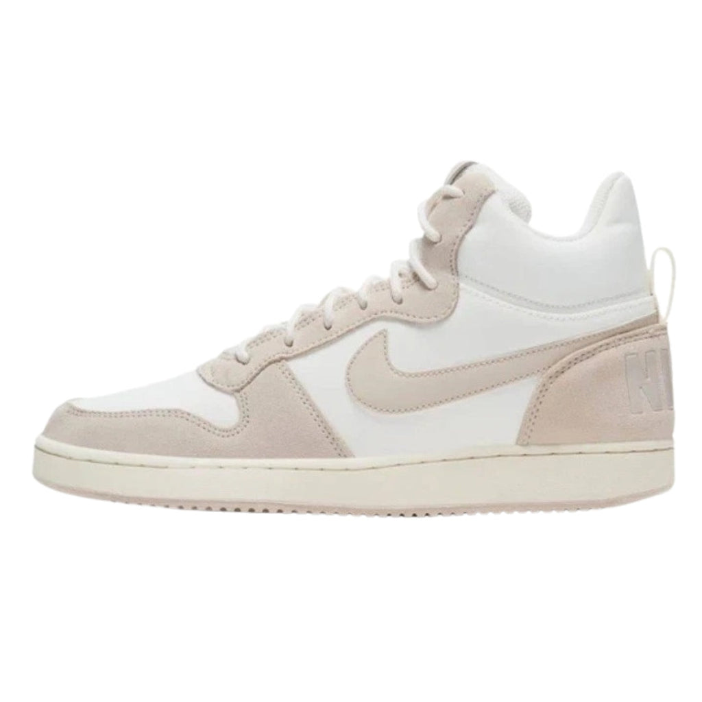 NIKE 844907 101 Nike Court Borough Mid Prem  WHITE/BEIGE TRAINER WOMEN UK 3