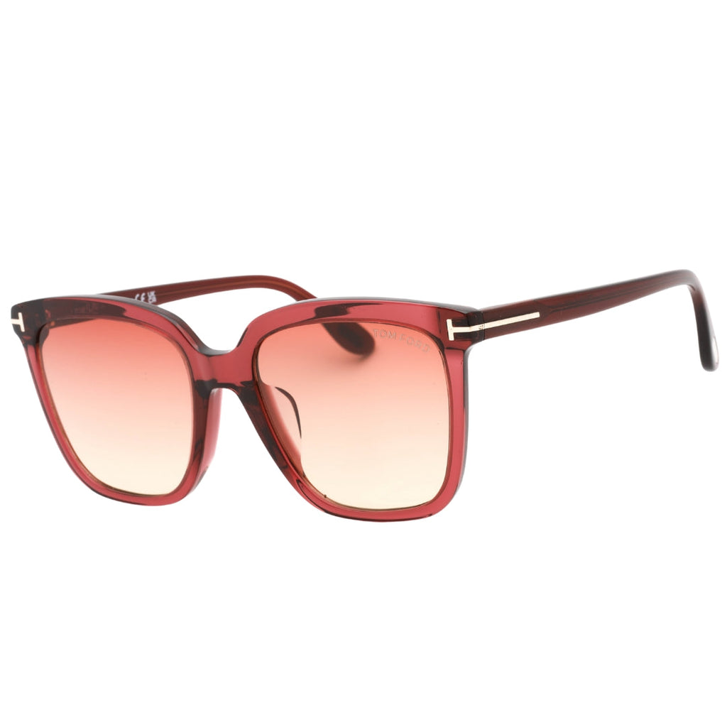 Tom Ford FT0958-D 69T shiny bordeaux / gradient bordeaux Sunglasses One Size