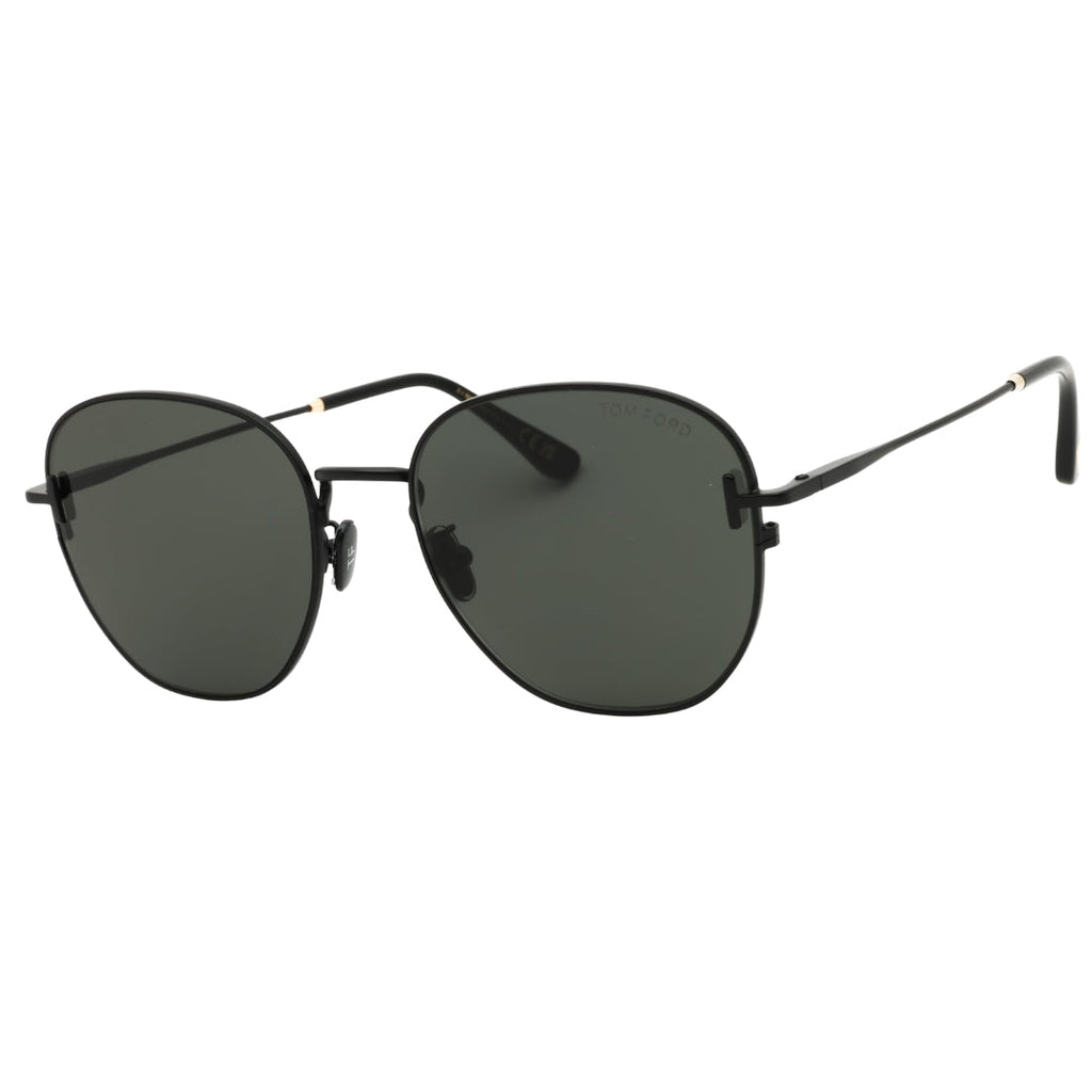 Tom Ford FT0976-K 02A matte black / smoke Sunglasses One Size