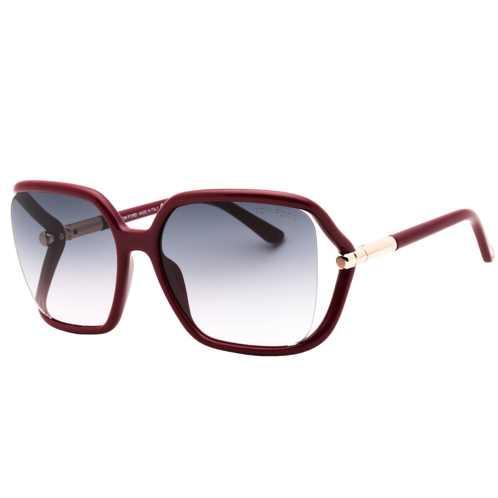 Tom Ford FT1089 75B shiny fuxia / gradient smoke Sunglasses One Size