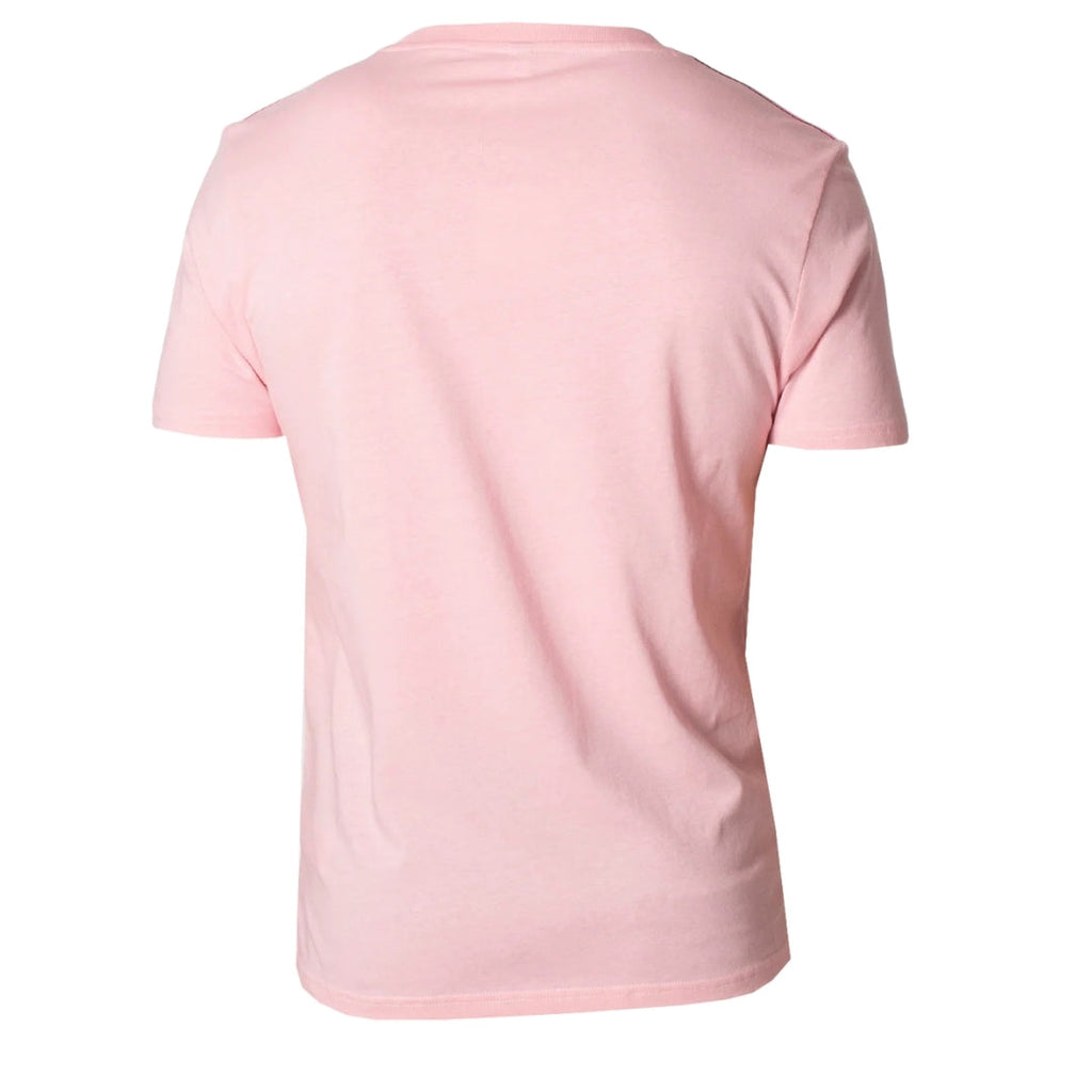 Moschino Taped Shoulder Logo Pink T-Shirt XS