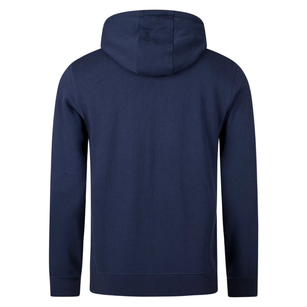ACTIVE SMALL LOGO FULL ZIP HOODIE  FLEECE NAVY S