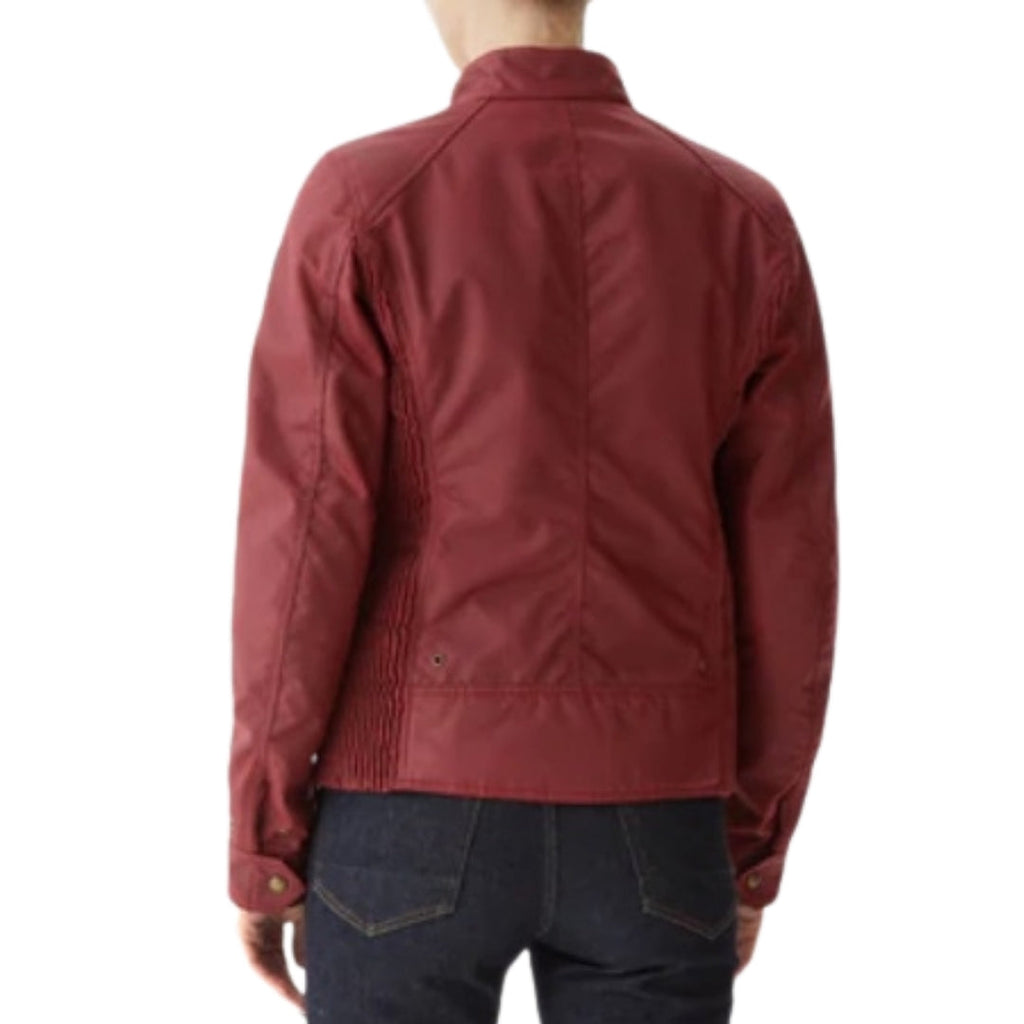 Belstaff Antrim Waxed Cotton Racing Red Jacket XXS