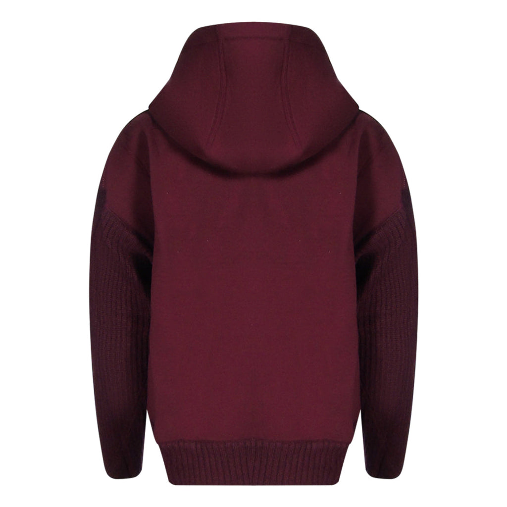 Parajumpers Zip Fleece Burgundy Hoodie S