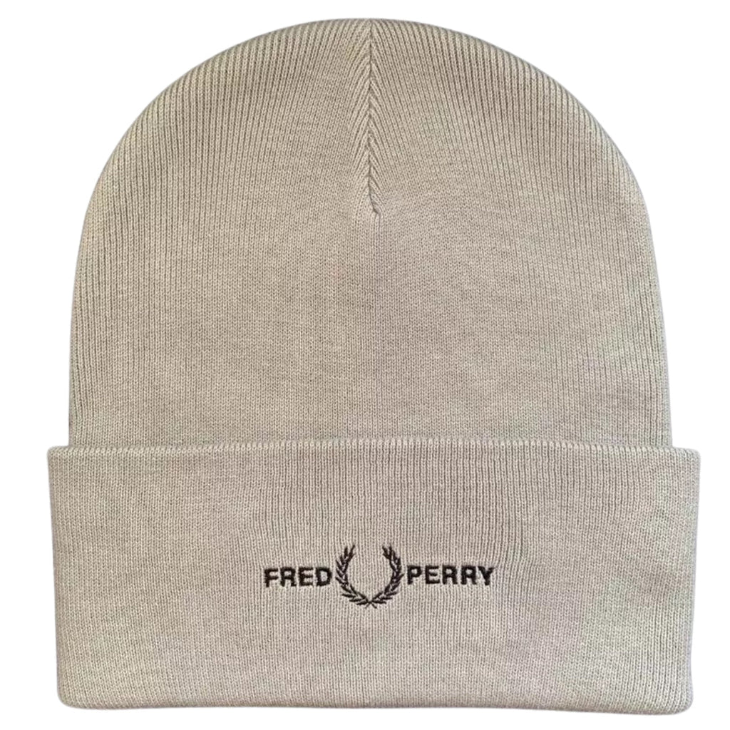 Fred Perry C4114 R41 Lime Stone Beanie Mens One Size