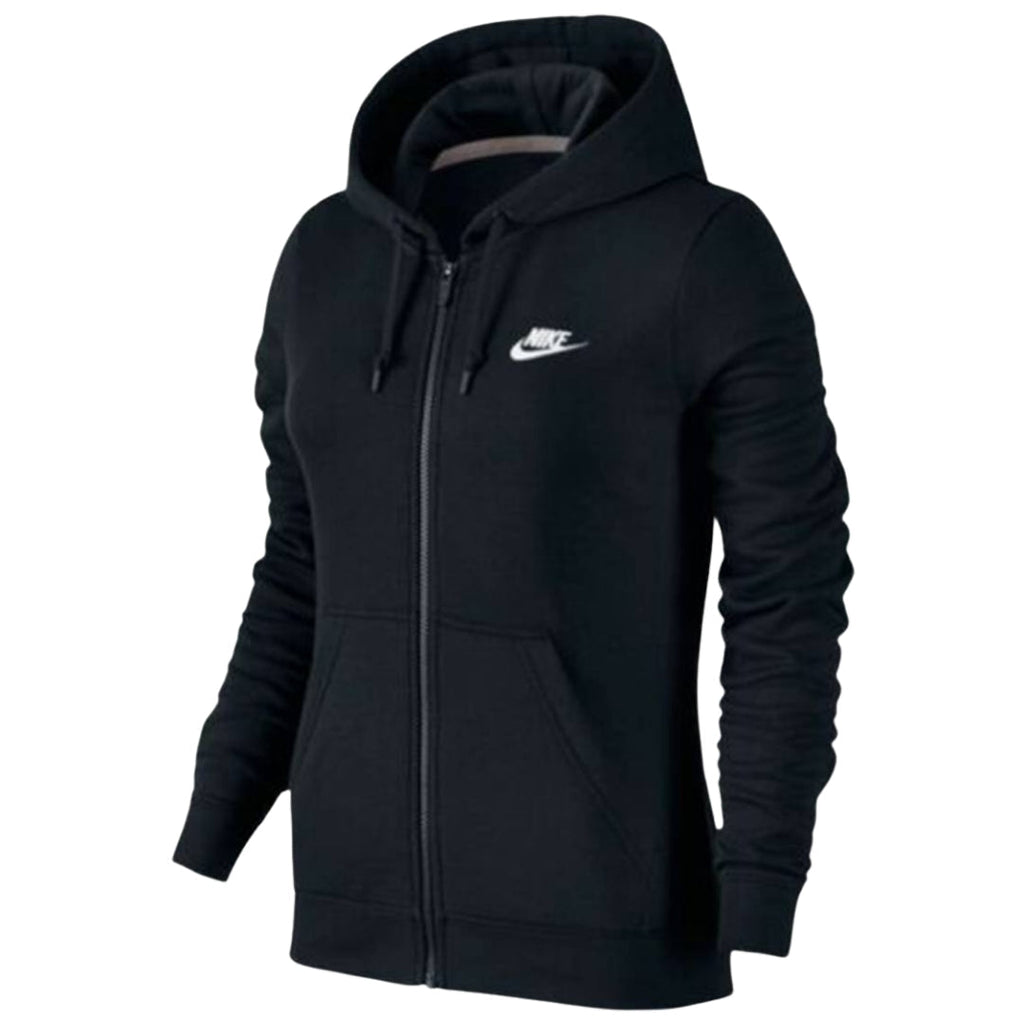 Nike CI1148 010 Black Zip Up Hoodie Womens S