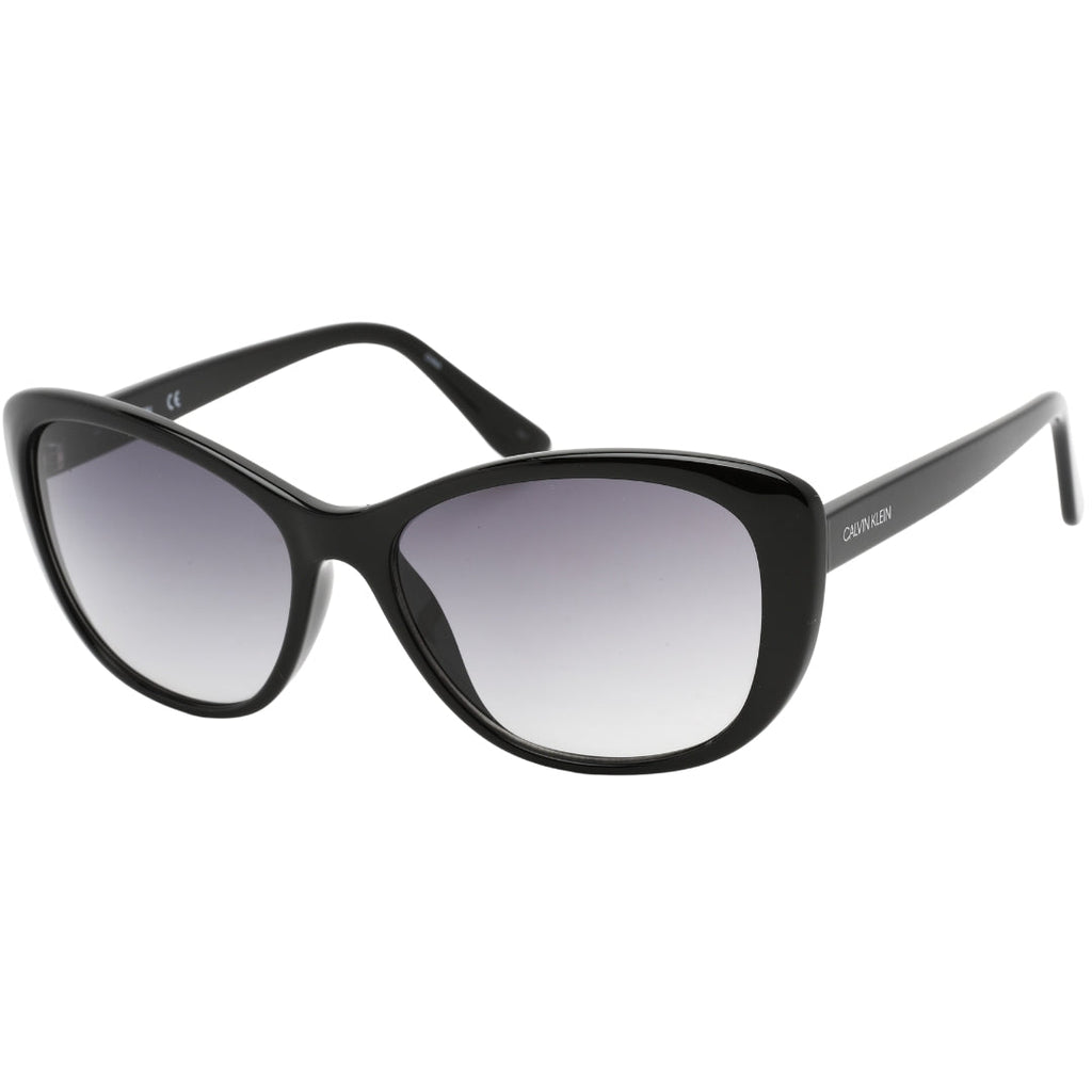 Calvin Klein Light Grey Gradient Black Sunglasses One Size