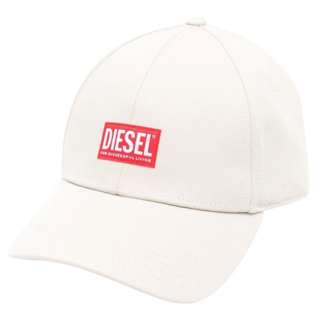 Diesel Patch Logo White Cap S