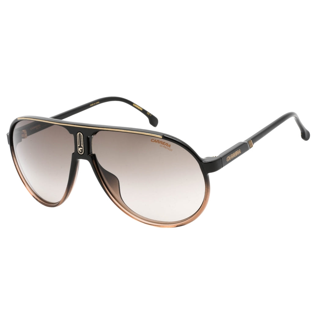 Carrera Brown Gradient Lens Black Detail Brown Sunglasses One Size