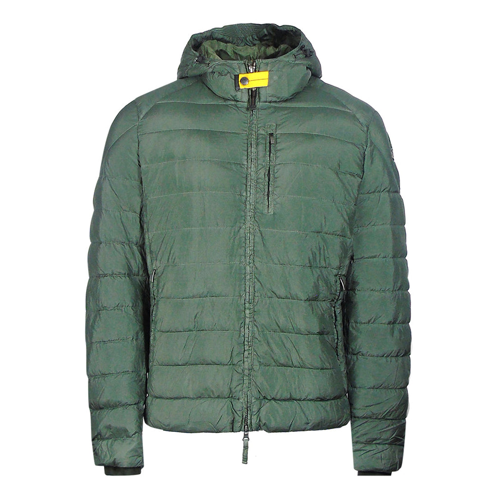 Parajumpers Coleman Thyme Green Hooded Down Jacket L