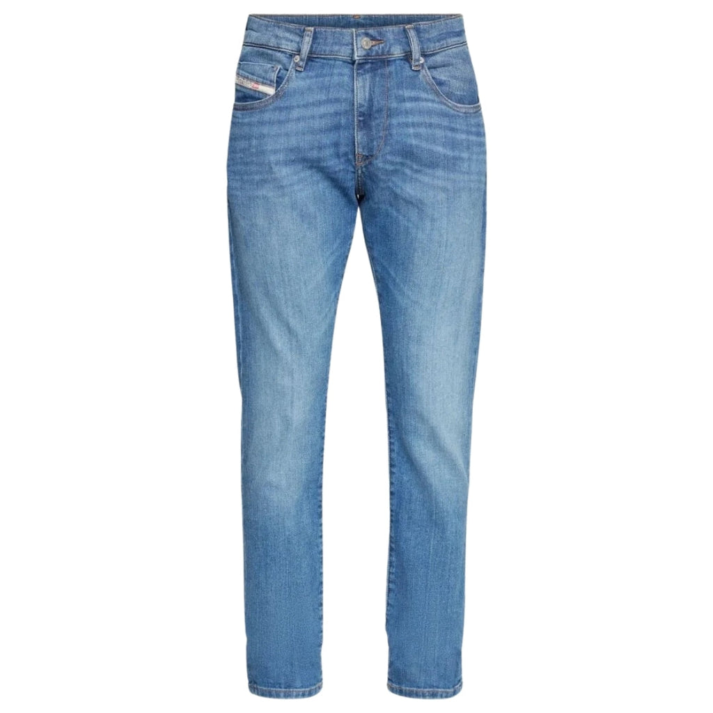 Diesel D-Luster Plain Blue Washed Jeans W30 L30 / 30L