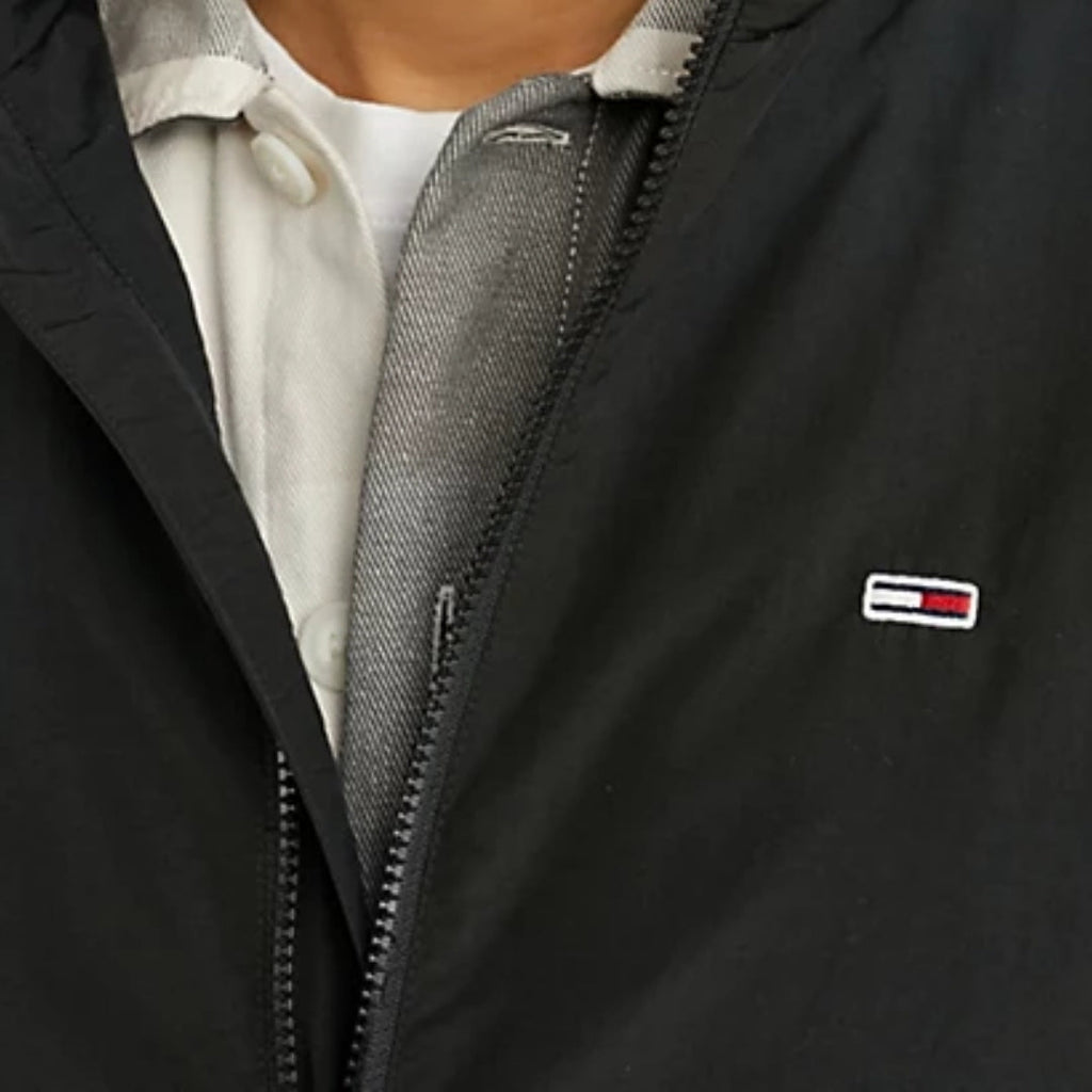 Tommy Hilfiger Tommy Jeans Tjm Essential Jacket Dm0Dm15916 4500486555 Black Black Jacket Mens - Style Centre Wholesale