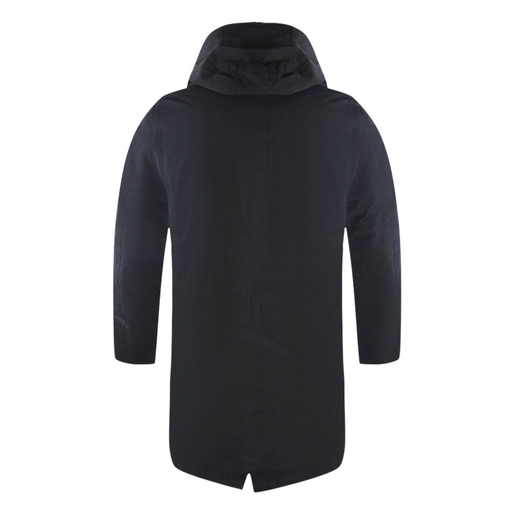 Aquascutum Active 3-Way Parka Black Down Parka Jacket AA JK001 016 - Style Centre Wholesale