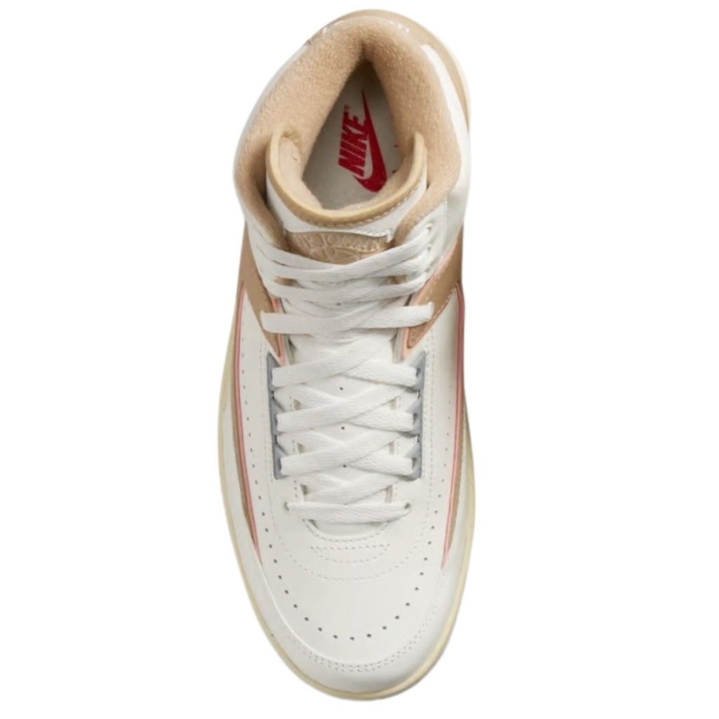 Nike Air Jordan 2 Retro White Trainers UK 3