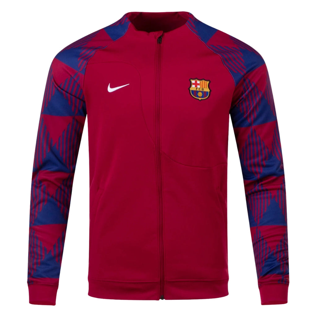 NIKE FB3043 620 RED/NAVY BARCELONA ZIP TOP MENS S