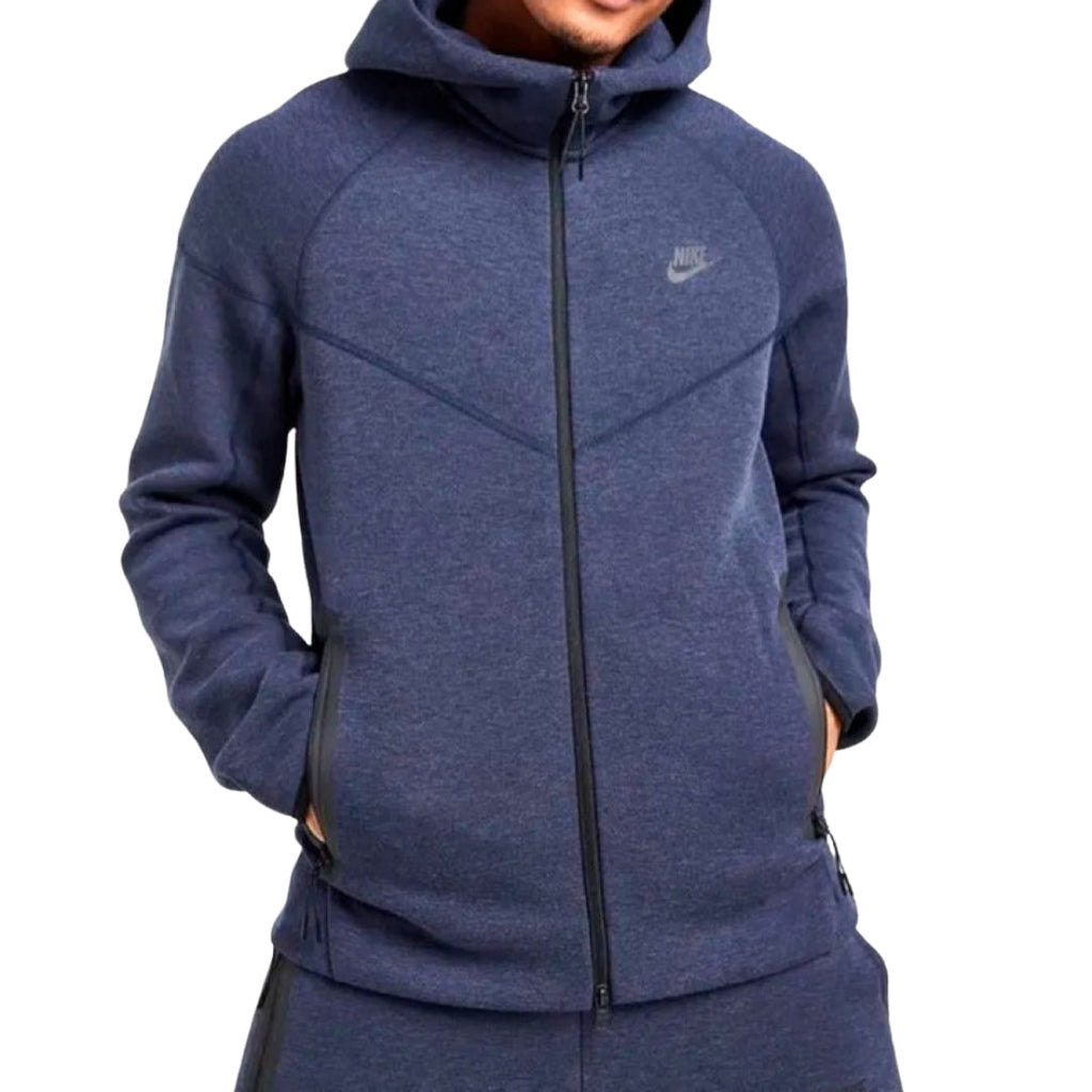 Nike Fb7921 473 Navy Hooded Zip Top Mens S