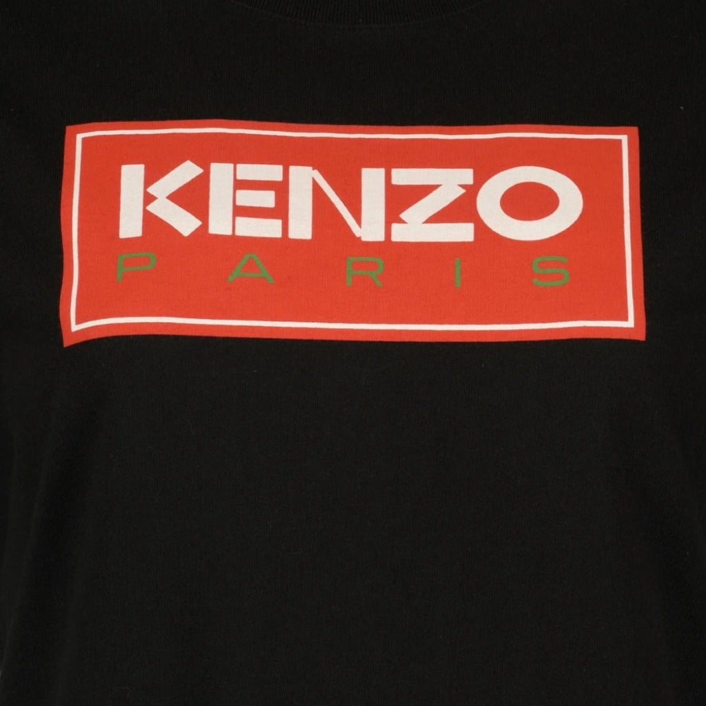 Kenzo Paris Block Logo Black T-Shirt XS