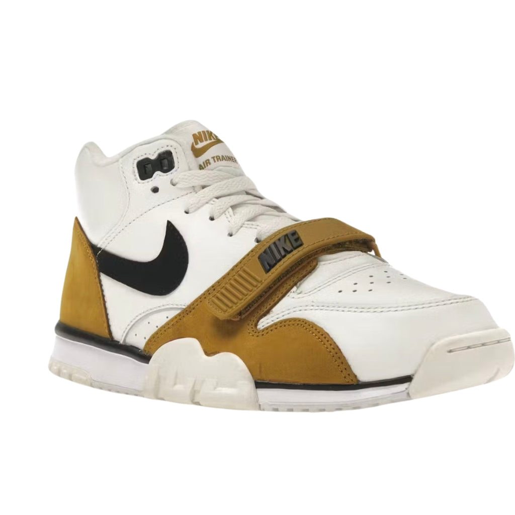 NIKE FQ8225 100 Nike Air Trainer 1 ESS WHITE/BLACK/BRONZE TRAINER MENS UK 9