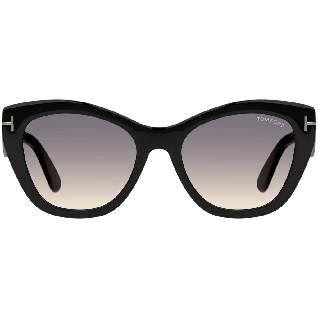 Tom Ford Gradient Smoke Lens Black Sunglasses One Size