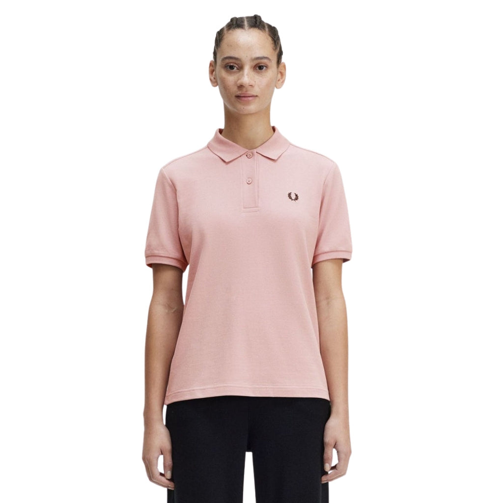 Fred Perry G6000 S51 Dusty Rose Pink  Polo Shirt Womens XS
