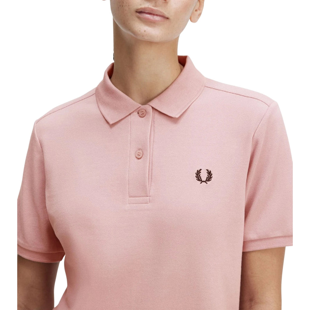 Fred Perry G6000 S51 Dusty Rose Pink  Polo Shirt Womens XS