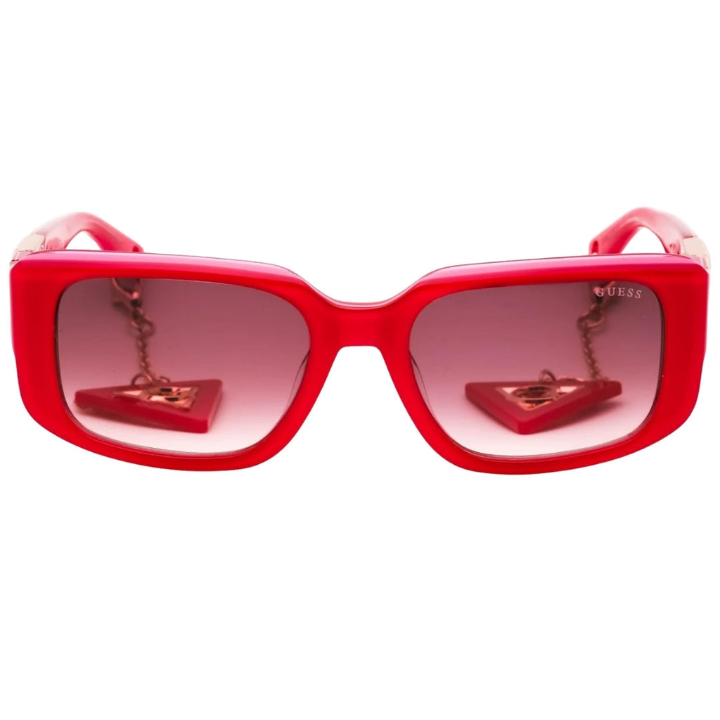 Guess Gradient Bordeaux Lens Shiny Pink Sunglasses One Size