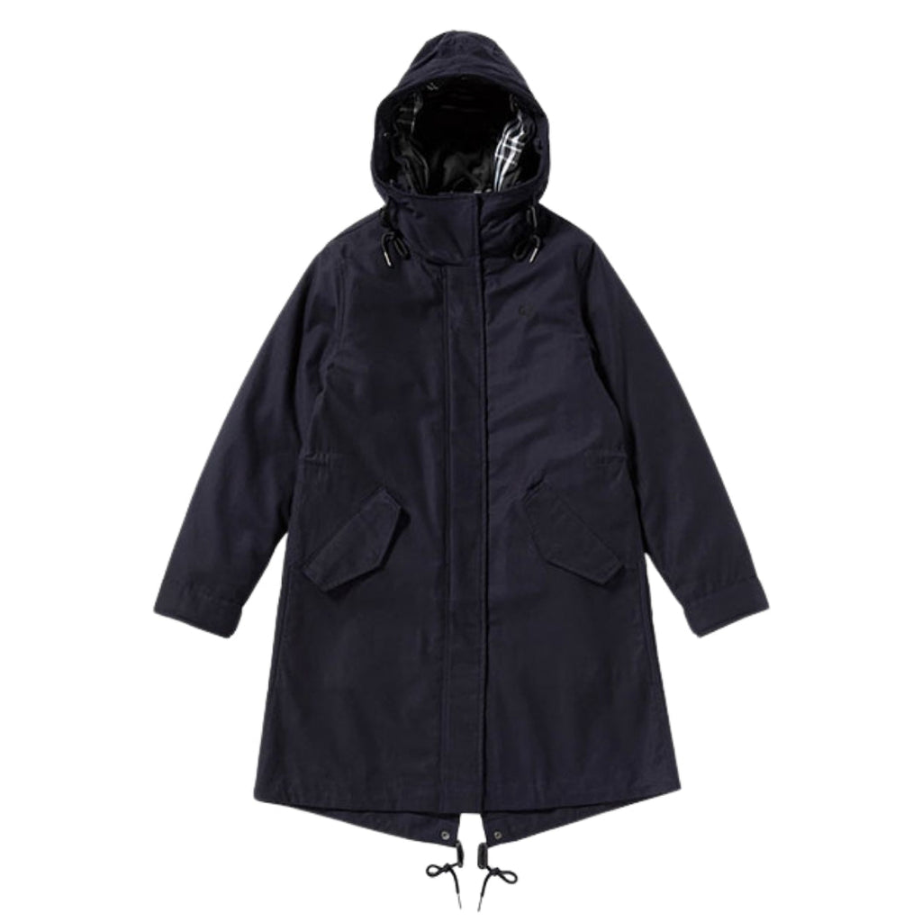 Fred Perry Hooded Zip-In Liner Parka 2 In 1 Navy Blue Jacket S