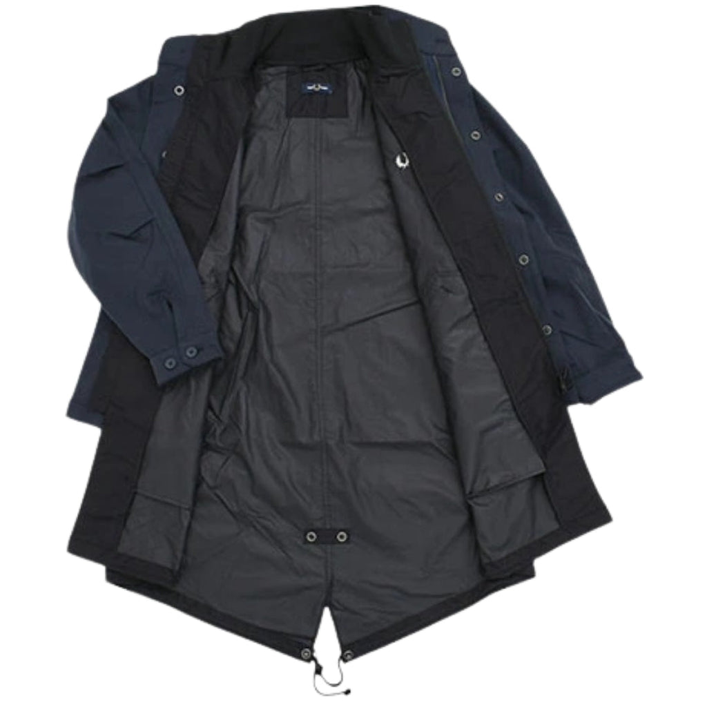 Fred Perry Double Layered Shaded Navy Blue Jacket XS