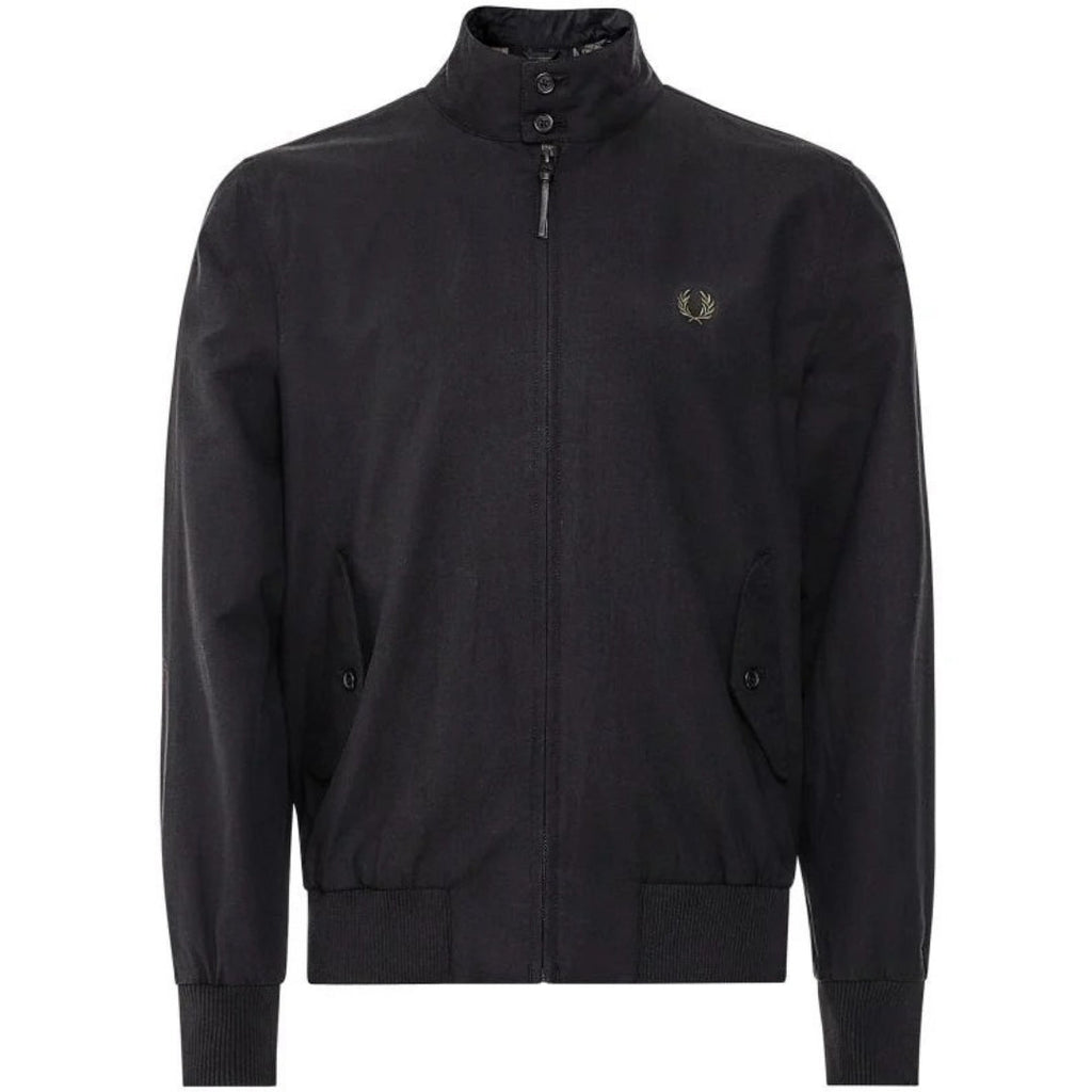 Fred Perry Plain Black Jacket S