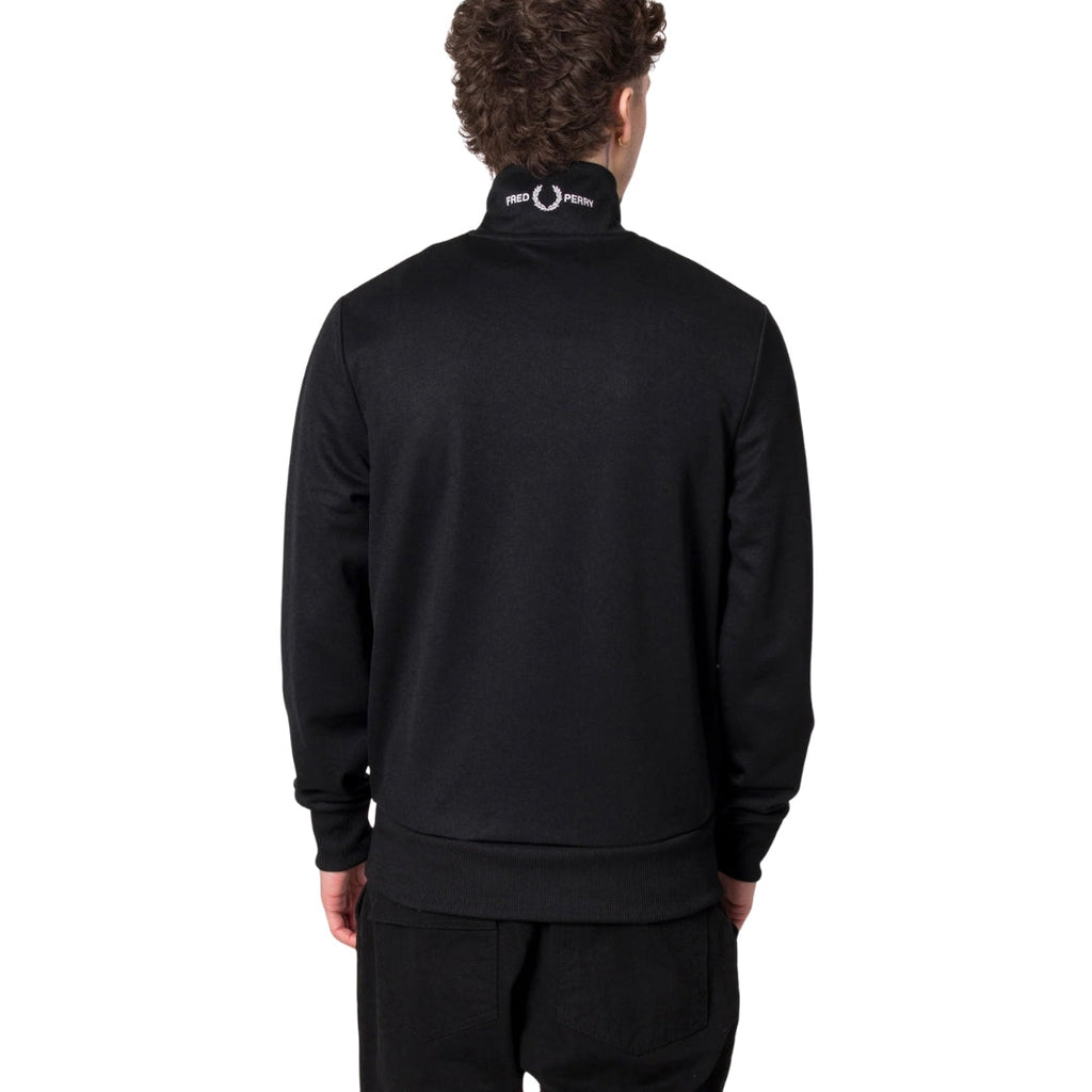 Fred Perry J5554 102 Black Track Jacket Mens XS