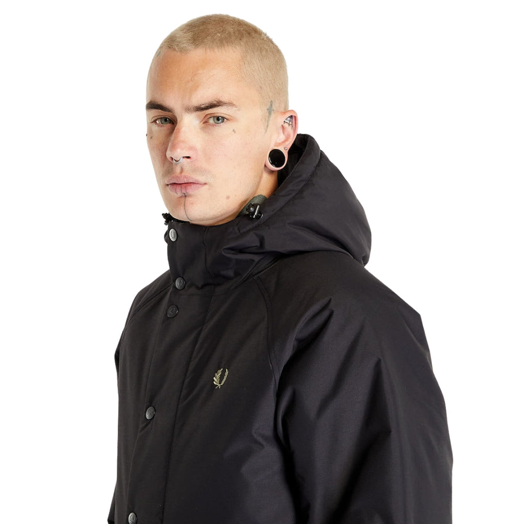Fred Perry J6516 102 Black Jacket Mens XS