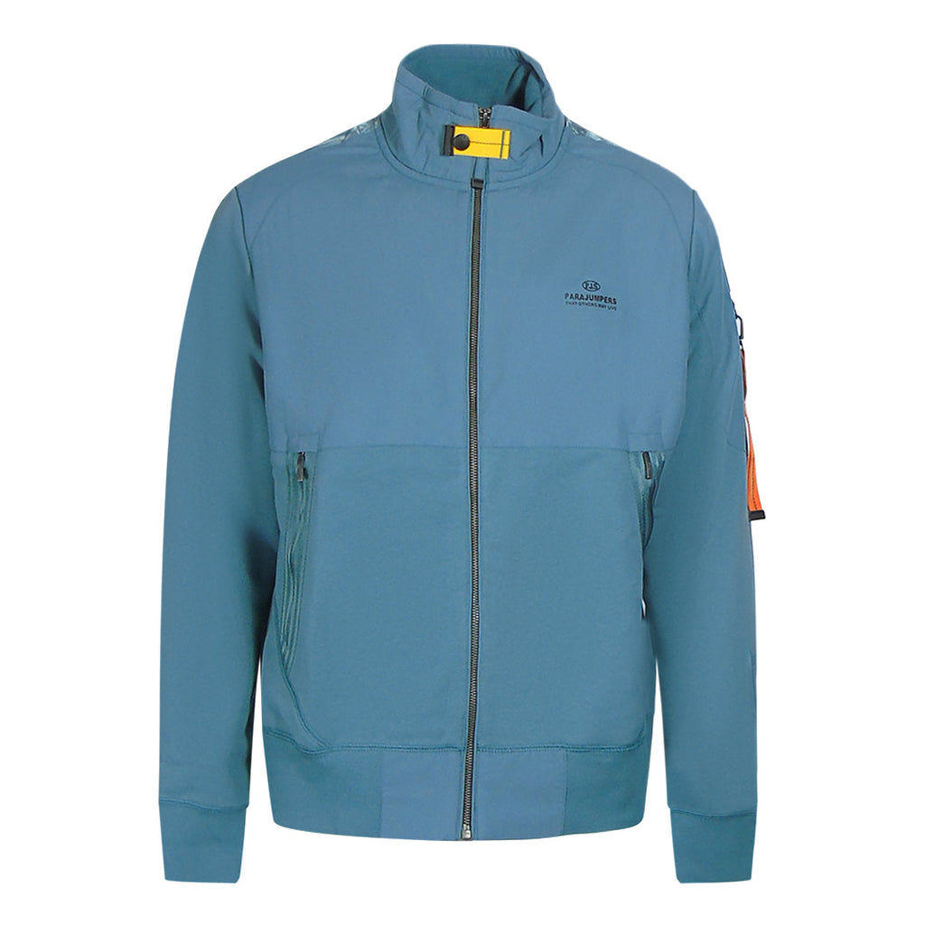 Parajumpers Jango Hydro Blue Zip-Up Sweatshirt L